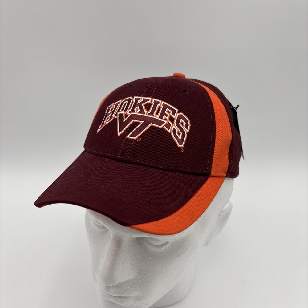 Virginia Tech Hokies VT Adjustable Strap Hat Cap by Gear For Sports Football NWT